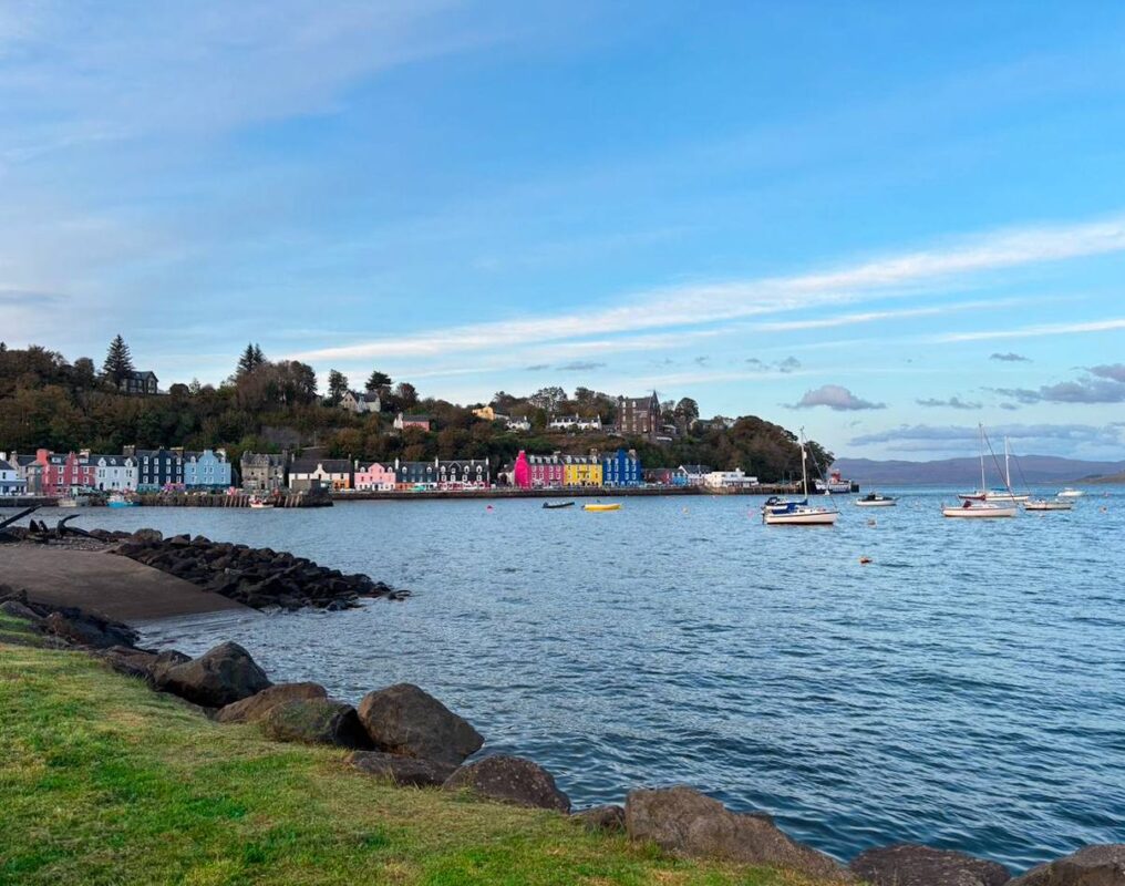 The colorful waterfront houses of Tobermory on the Isle of Mull