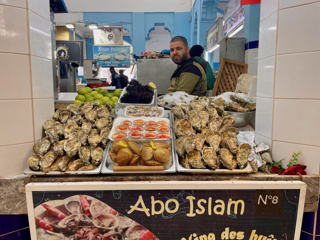 Central Market in Casablanca, a bustling hub of local produce, spices, and daily life
